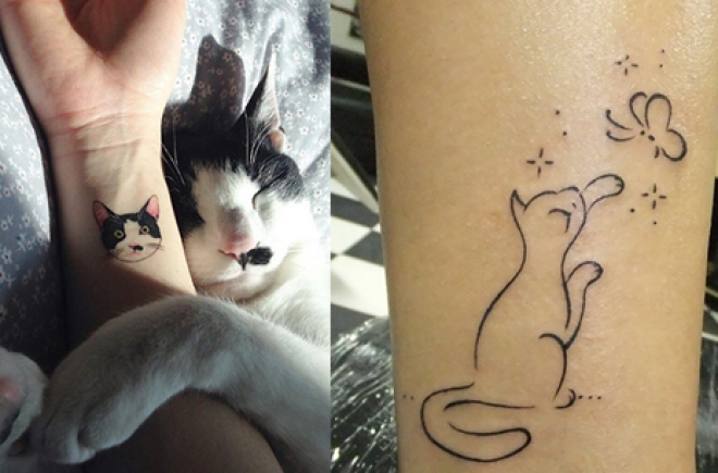 Bűbájos cicás tetoválások!